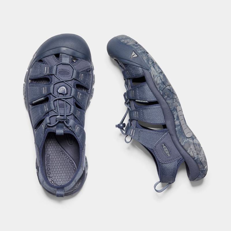 Keen Newport H2 Mens Hiking Sandals Blue Stockists NZ (3758-MZBFX)